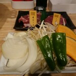 Hokkaidou Jingisukan - スタートセットの野菜