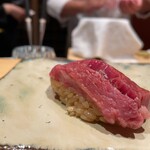 おにく 花柳 - 肉寿司