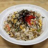 島田食堂 - チャーハン2回目だが今回はやたらジャリジャリ塩がめちゃくちゃ入っていて塩っ辛すぎた。