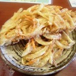 天ぷら別皿￥１００