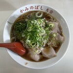 Ramen Kami Nobashi Daiei - (A)しょうゆ並+炒飯 1,050円