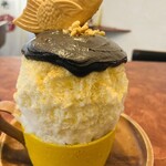 こひる庵 - 鯛も安定に乗っかるほどのもったり感です(๑˃̵ᴗ˂̵)