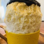 こひる庵 - 黒ごまきなこ　カップサイズ1400円　今日は黄色♡