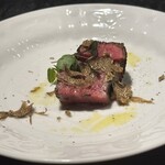#肉といえば松田 - サーロインとメークインにイタリアのトリュフを添えて