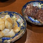 Hakatamotsunabetoteppammotsuyakitajimaya - ホルモンは文句なしの味！ハラミは牛臭さがあり。