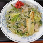 桃山食堂 - あんかけ焼きそば¥750