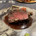 竜吟虎嘯 - 特産松阪牛ヒレ肉の薪焼き 松阪牛内臓と共に