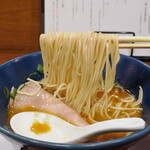 横濱丿貫 - 花咲蟹蕎麦の麺リフト