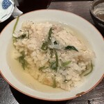 226552366 - 甘鯛と九条葱とからの炊き込みご飯出汁茶漬け