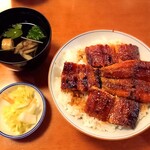Nishimoto - 中詰丼(５切)　ご飯並盛り　　