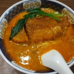 支那麺 はしご - 排骨担々麺(\1000)