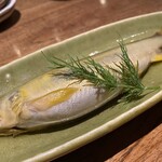 しおて - 鮎のコンフィ（子持ち）