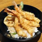 なにわ瓢天 - 20231201海老天丼・アップ