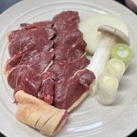 割烹 長吉 - 鴨焼肉半身