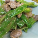 味心 - 砂ずりピーマン炒め　700円