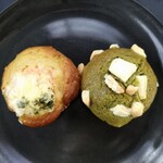 マハロマフィン - タラモサラダ、抹茶ホワイトチョコ