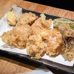 海鮮山 - 白子の天ぷら