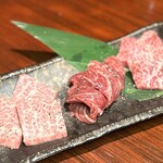 焔立つ肉寿司と牛タンタワー 肉処 双葉 三宮 - 