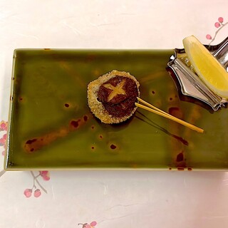 串かつと豆皿ひとしな_2