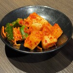 すみび焼肉　Da-Wa - キムチ盛り合せ　いい感じに出来上がってます。