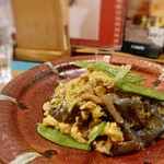 中華香房 凛道 - 信州産、生キクラゲと豚もも肉、卵の炒め