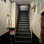 すみび焼肉　Da-Wa - 階段です。3階です。
