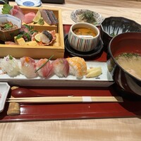 対馬のどぐろとイカ活き造り 博多 魚蔵 都ホテル店 - 博多箱会席3800円