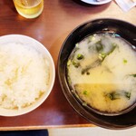 Densukediya - 定食 ご飯/味噌汁