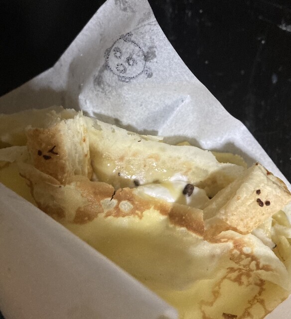 函館名物めだ福本店めだか屋さんのクレープ - 桔梗（クレープ・ガレット）の写真