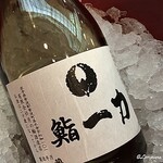 鮨一力 - 鮨 一力ラベルの日本酒