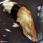 鮨一力 - 煮蛸に煮ツメを引いてもらい