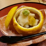 是しん - 蒸しアワビ