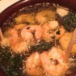 ラクッチーナ ペペ - 海老のアヒージョ