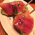 ラクッチーナ ペペ - アボカドと生ハム