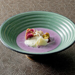 Tsurutontan - 紫芋のポタージュのおうどん