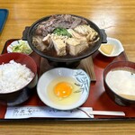 中村家 - 肉豆腐ランチ