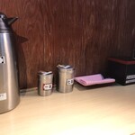 そばの神田東一屋 - コンディメンツ。