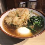 そばの神田東一屋 - アサソバビンボー！　
      朝そば＋えびかき揚げ！
