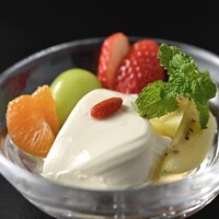 フルーツ杏仁豆腐