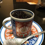 日本料理 晴山 - デザートの安納芋のプリン 沖縄ほんわか糖のゼリー乗せ