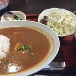 百蔵 - 角煮カレー定食 900円