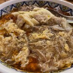 中国ラーメン 揚州商人 - 酸辣湯麺 ワンタントッピング