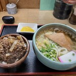 Hanabishi Chaya - どん丼セット（950円）