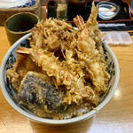 天ぷら ふじ - 天丼　手前から