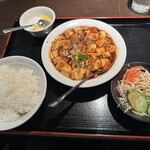 上海華龍 - 【2023.12.4(月)】麻婆豆腐定食（並盛）950円