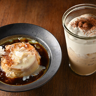 コーヒーやスイーツが充実♪昼下がりにもお楽しみが満載