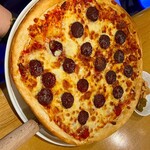 salami and cheese pizza