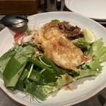 タイ食堂 くるみ - 卵と牛肉を混ぜるサラダ　ヤムカイダオ