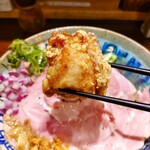 自家製麺屋 知多らうど2669 - 知多ざんぎ(唐揚げ)は揚げたてジューシー