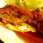 キッチンスズキ - メンチはエア感があり旨い！